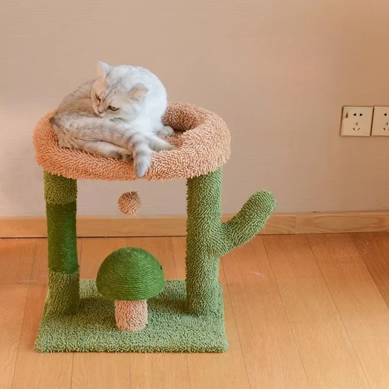 

Things Supplies Cat Tower Toys Scratcher Rope Luxury Cat Tower Stairs Castle Indoor Towers Arranhador Para Gato Pet Supplies