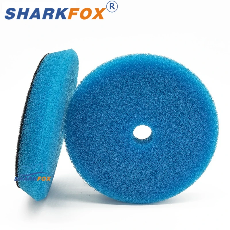 Sharkfox 5 Stks/partij Mix Kleur Auto Spong Polijsten Pad Platte Polijstkussen Verwijdert Scratche Voor Da/Ro/Ga Auto Buffer Polijstmachine