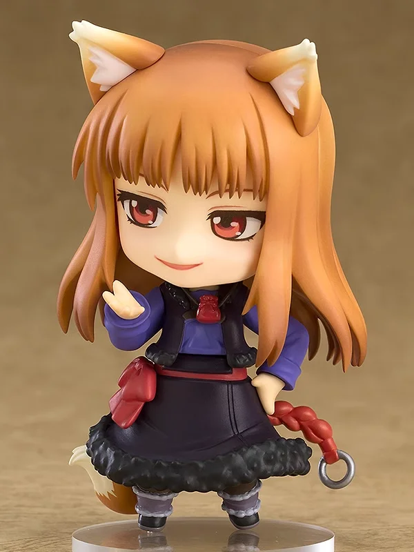 Original MERCHANT MEETS THE WISE WOLF Holo Anime Figure Toy Kwaii Q Ver. PVC Model Collection Action Figurine Doll For Gift