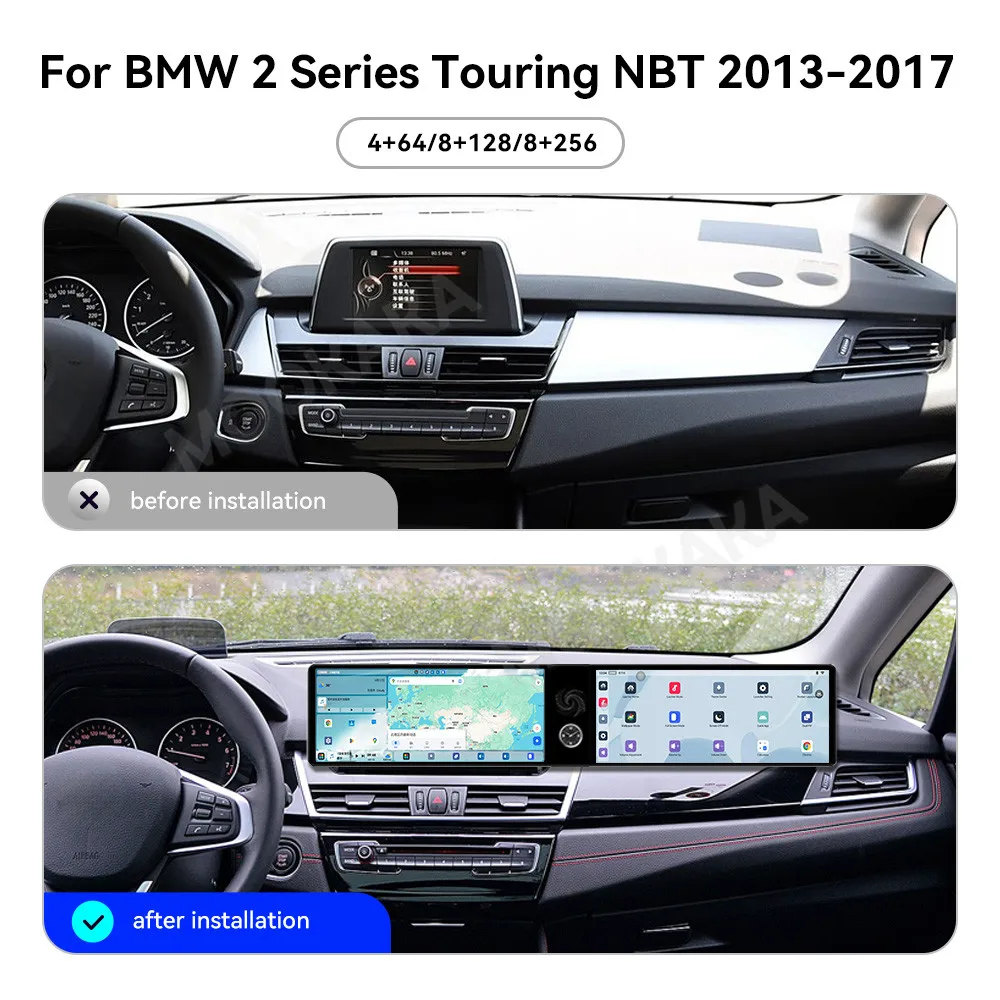 Car Accessories Radio For BMW 2 Series Touring NBT 2013-2017 Android GPS Navigation Multimedia Stereo Receiver Head Unit Offline