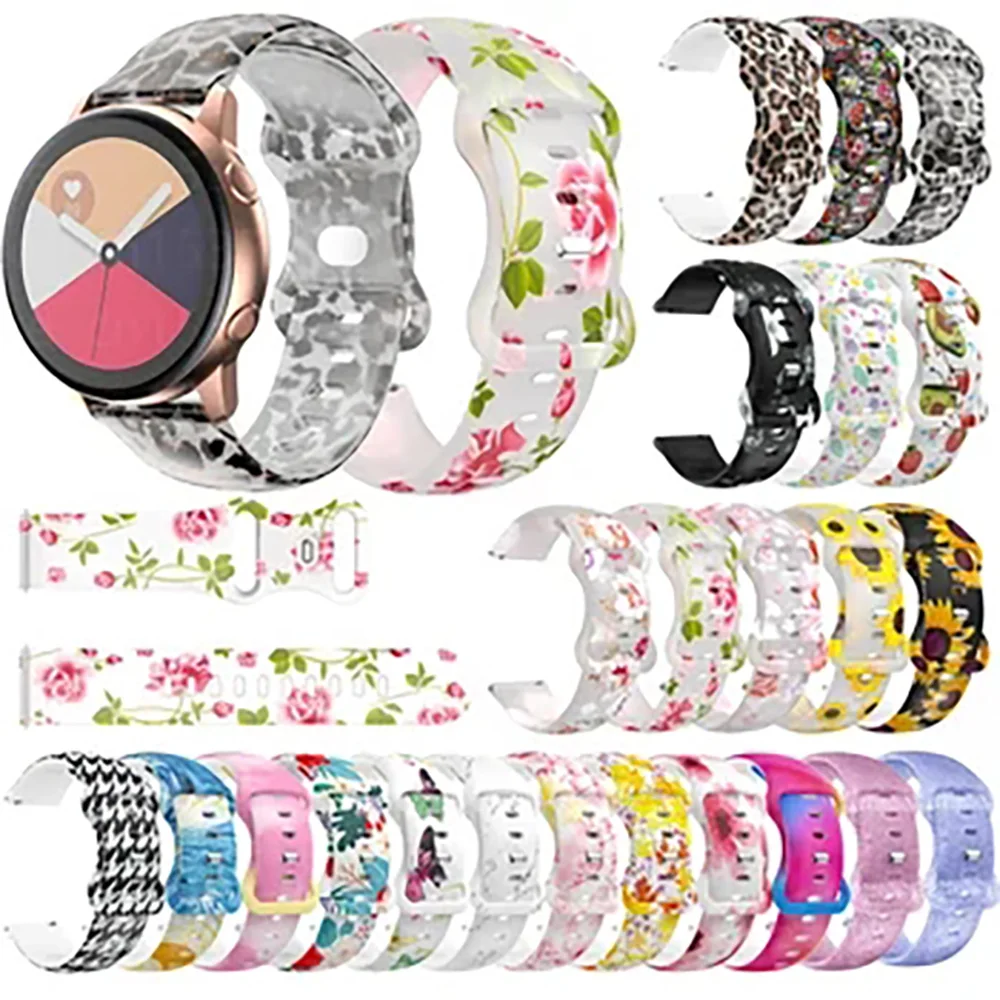 Silikon armband mit 20mm Druck für Garmin venu sq/vivo active 3 Armband Armband Armband Venu2 plus