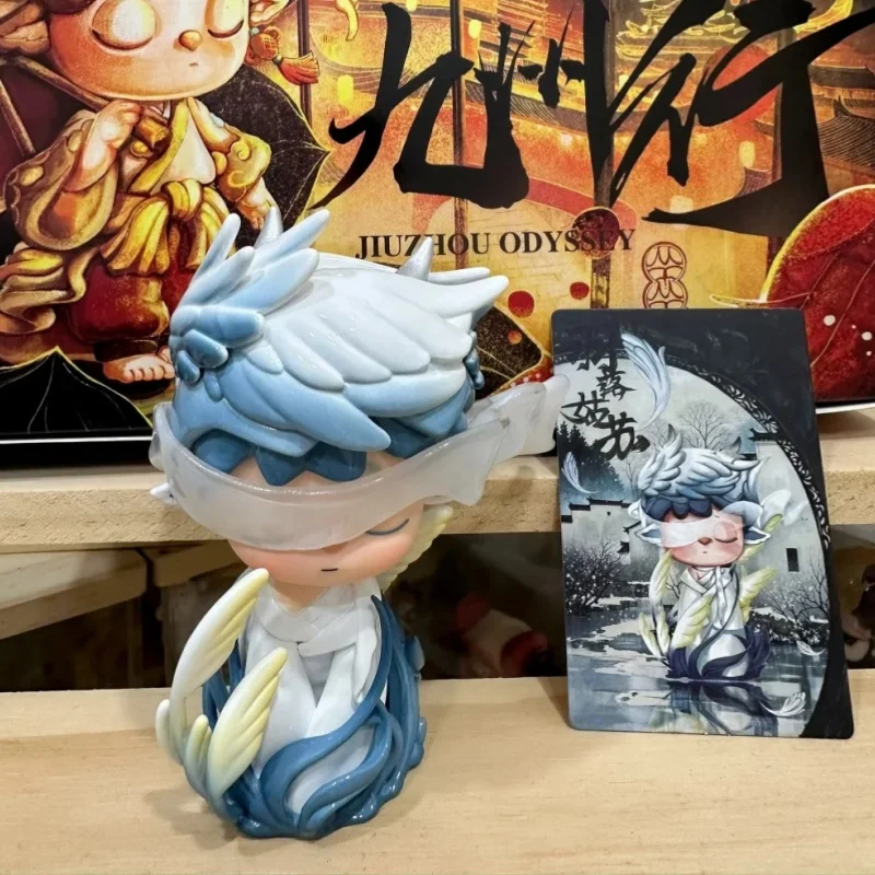 Genuine Heyone Mimi Kyushu Trip New Chinese Style Series Blind Box Cute Art Figure Desktop Ornament Collectible Toy Mystery Box