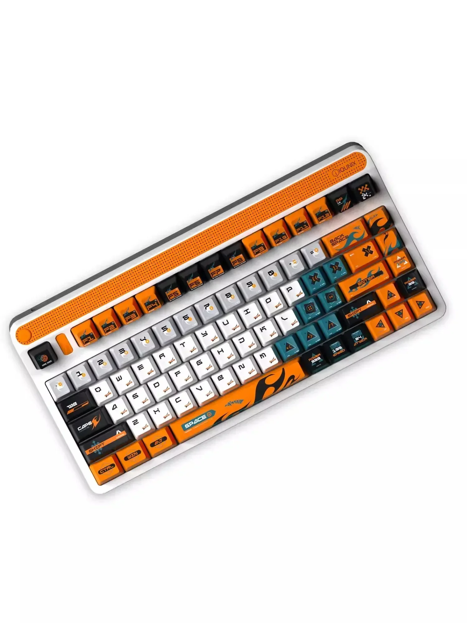 136/157 Keys Magnetic Switch PC Mechanical Keyboard Keycap Jet Flame Game Accessories Five Sided Heat Sublimation Christmas Gift