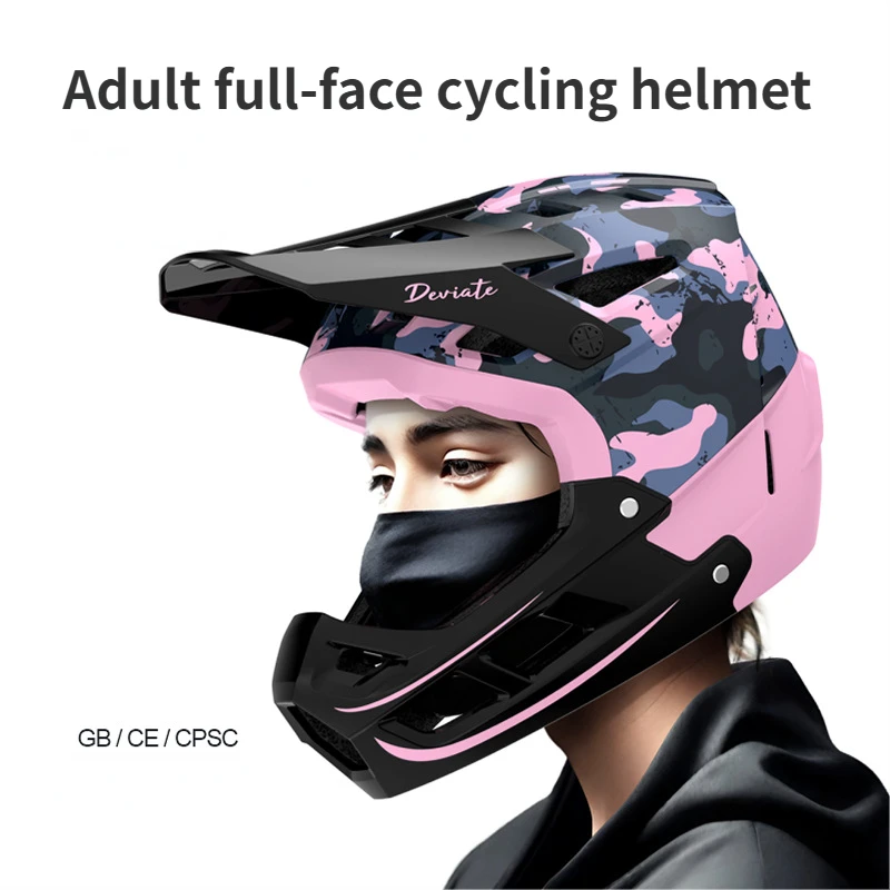 Ski Helmet Men's Motorcycle Helmet Full for Adult Skiing Helmet Anti-impact Snowboard Safety Cycling Hat Ski Mask