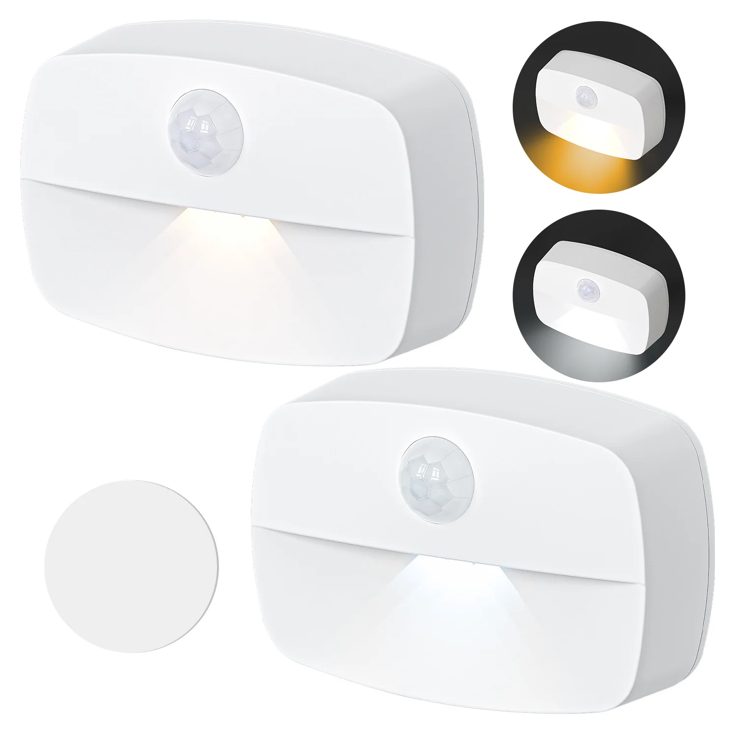 

Human body induction small LED night light hallway induction light closet induction Imitation wood art light