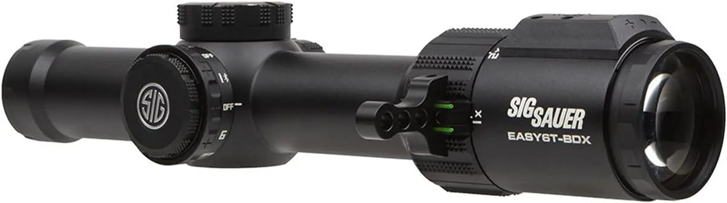 EASY6-BDX 1-6x24mm LPVO Scope with Integrated BDX Ballistic Data Xchange | Compact Lightweight Waterproof Rifle Scope