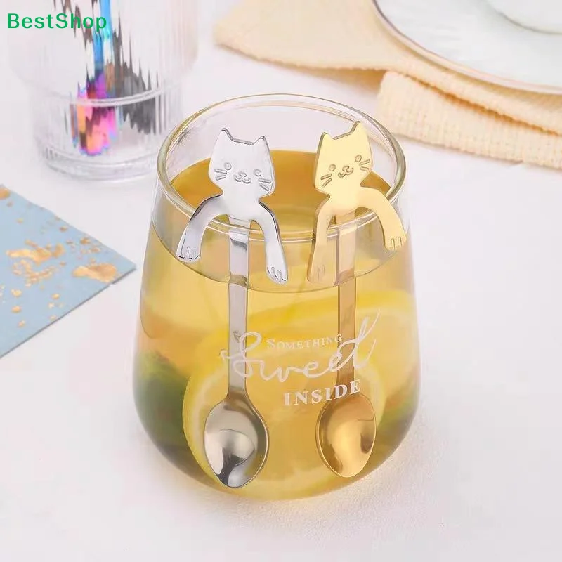 ☪ Cucharas colgantes de acero  - Coffee Tea Love reseña y precio