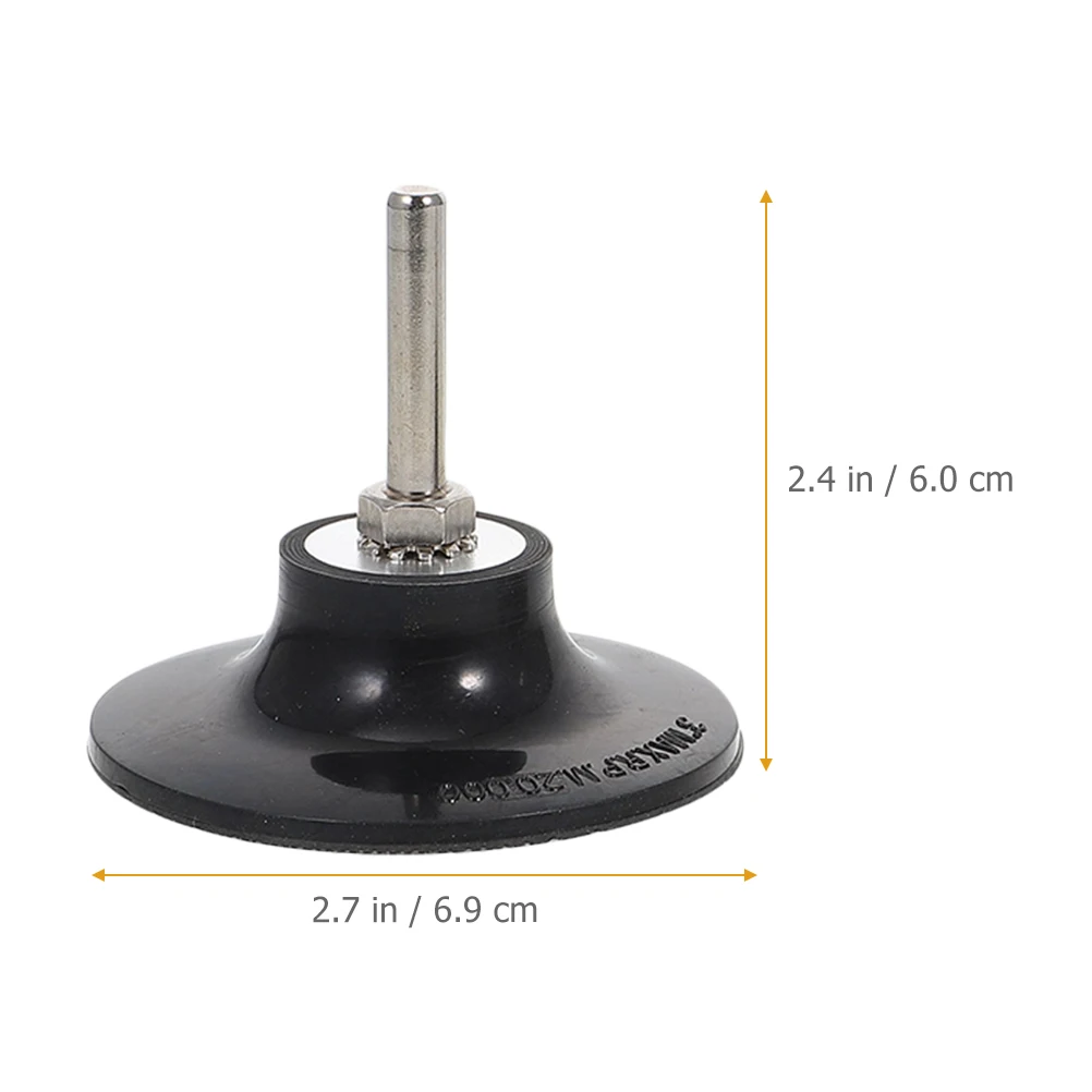 

4Pcs Torque Rubber Disc Holder Pad for Surface Prep Drill S Adapter Steel Rod Aluminum Core Polishing Tools