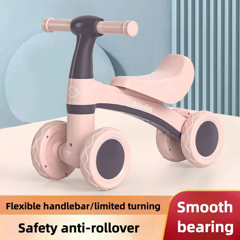 دراجة توازن 2 في 1 للأطفال من عمر 1-3 سنوات - تصميم للجنسين بدون دواسات، دراجة تعلم مزلقة للأطفال الصغار مع ميزات أمان #2
