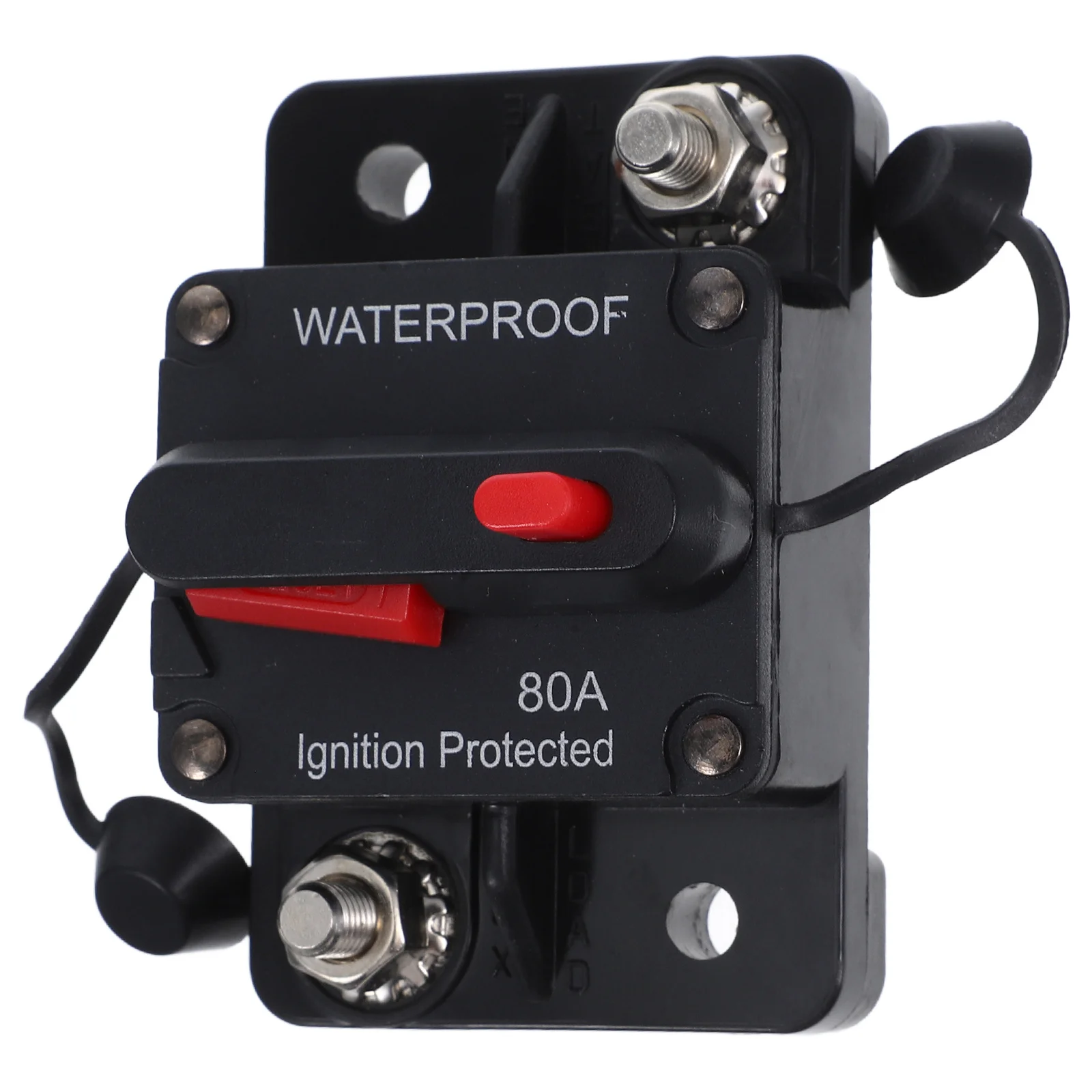 

12V-36V Reset Circuit Breaker Auto Reset for Auto Truck Rv Marine Trailer Power Protection Fuse 80a Circuit Breaker