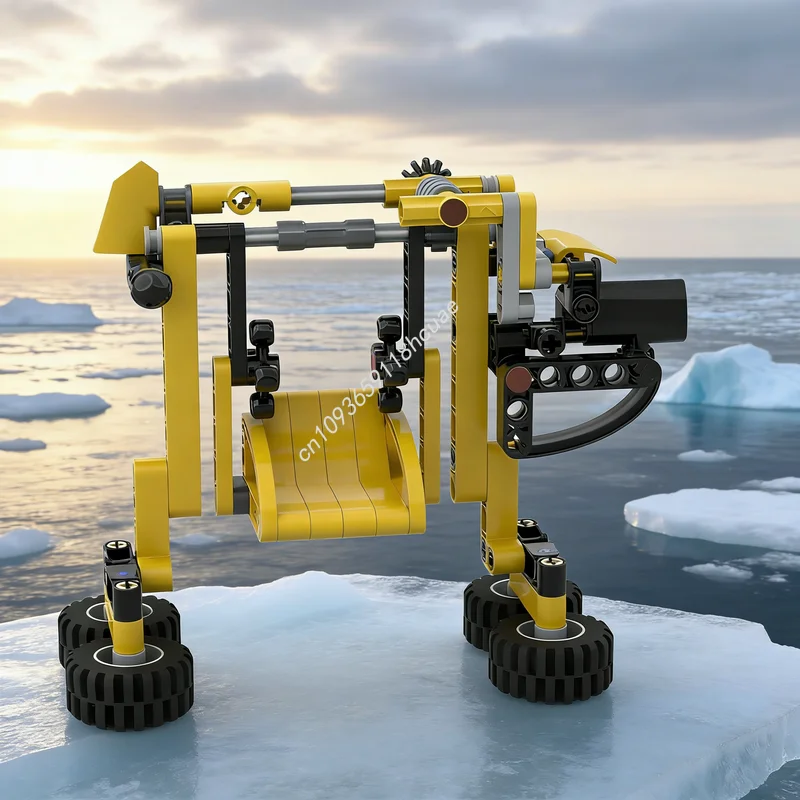 101-teiliges MOC Schaukel-Alternativmodell Technische Bausteine Architektur DIY Kreative Weihnachtsgeschenke Bildungsspielzeug-Idee