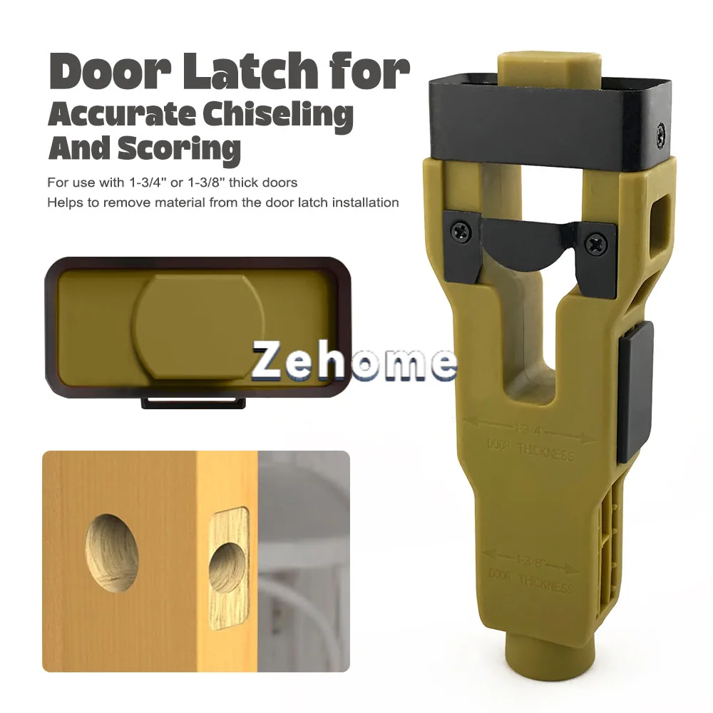 Door Latch Mortise Tools Door Latch Tongue Tool Mounting Kit Help Remove Material Installation