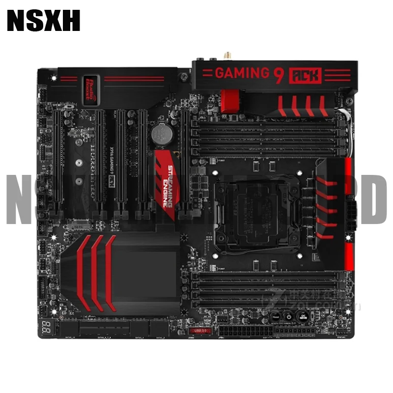 Placa base X99A para juegos, 9 ACK para LGA2011-V3, DDR4, 128G, M.2, USB3.0/3,1, E-ATX, PC de escritorio