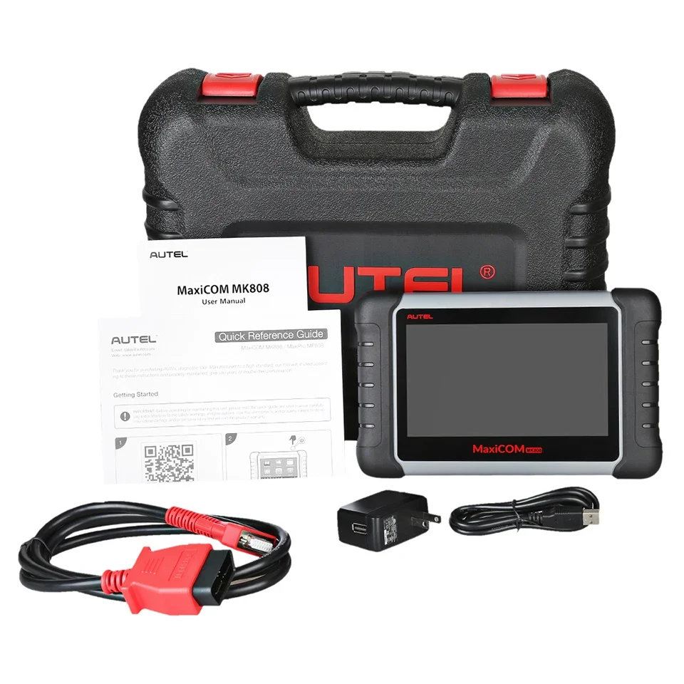 Automotive Scanner Autel MaxiCOM MK808 Car Diagnostic Tools 25 Reset Functions OBD2 Scanner For Mechanical Workshop