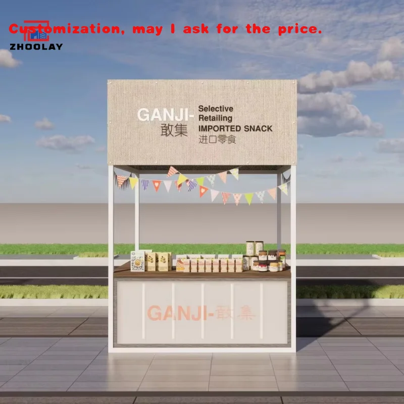 

custom.Activities Event Food Stalls Customized Kiosk Out Door Kiosk Stands Food Mobile Shop