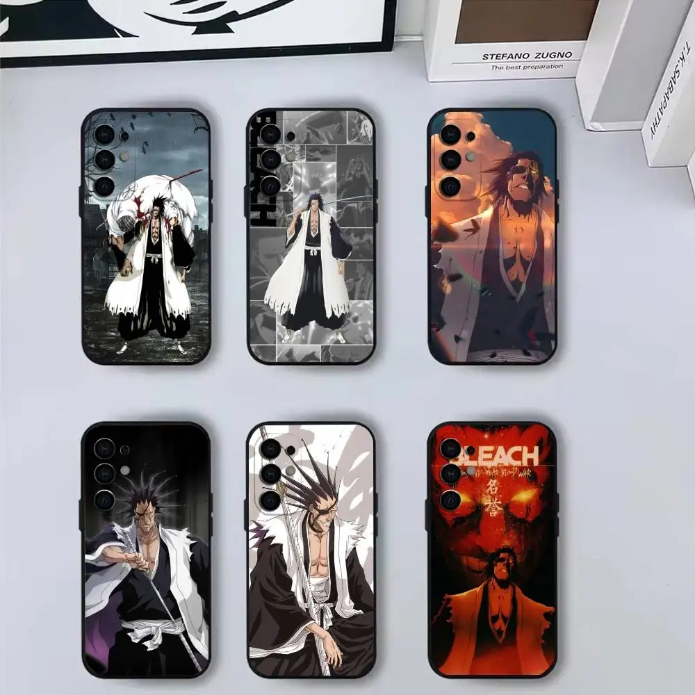 

K-Kenpachi the G-Grim R-Reaper Phone Case For Samsung S25,S24,S21,S22,S23,S30,Ultra,S20,Plus,Fe,Lite,Note,10,Black Cover