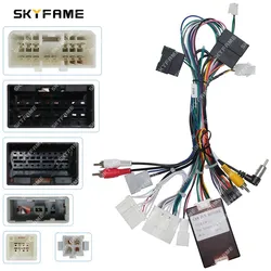 SKYFAME Car 16pin adattatore per cablaggio Canbus Box decodifica Android Radio Power Cabler per Subaru Outback Legacy