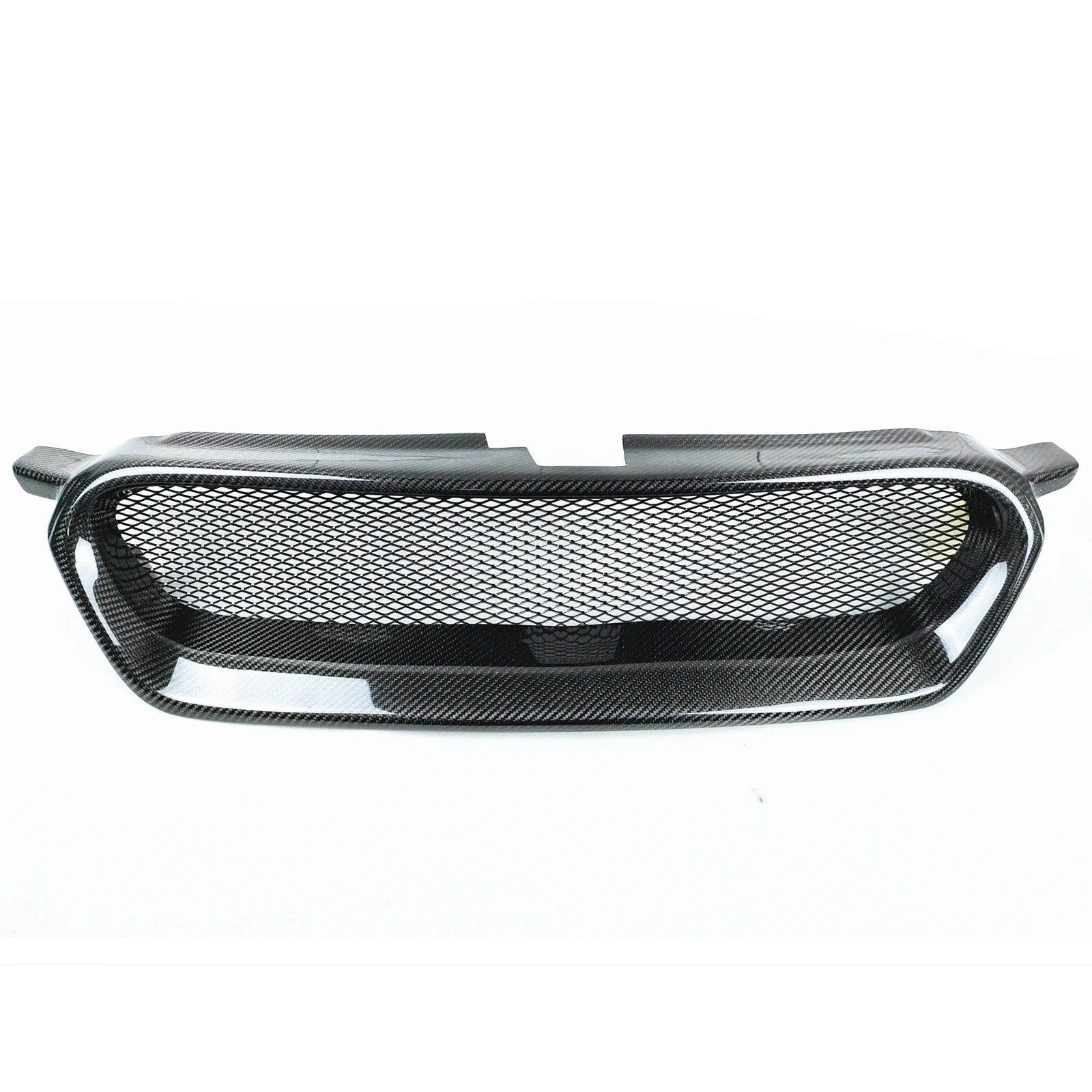 Racing Grill For Subaru Legacy 2008-2009 Honeycomb Style Front Grille Real Carbon Fiber Car Upper Bumper Hood Radiator Mesh Grid