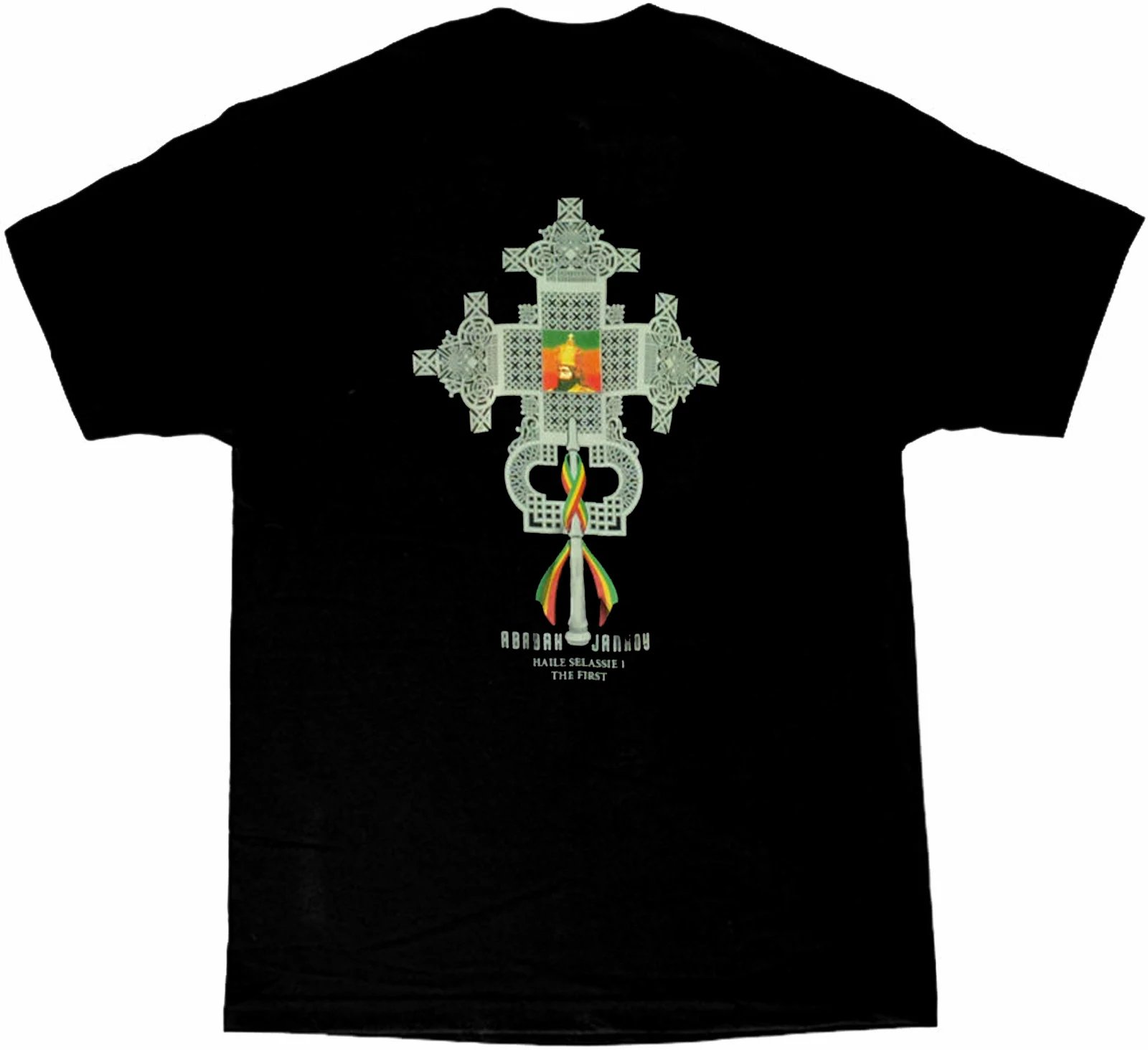 Rastafarian Tees Haile Selassie I, Orthodox Cross Men's T-Shirt. Summer Cotton Short Sleeve O-Neck Unisex T Shirt New S-3XL