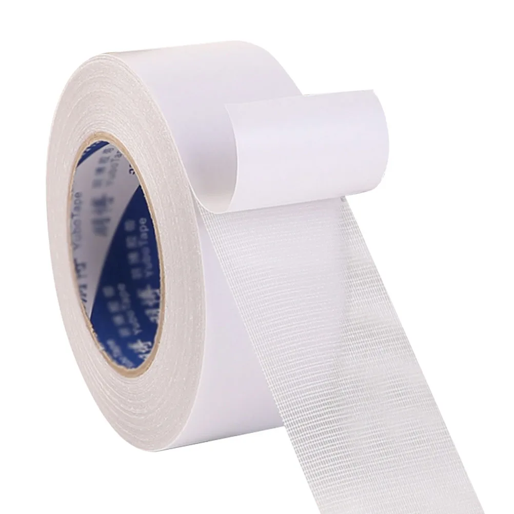 

High Adhesive Carpet Floor Tape Strong Double Sided Cloth Duct Rug Sticky Fabric Heavy Duty Packaging Repair Binding Book