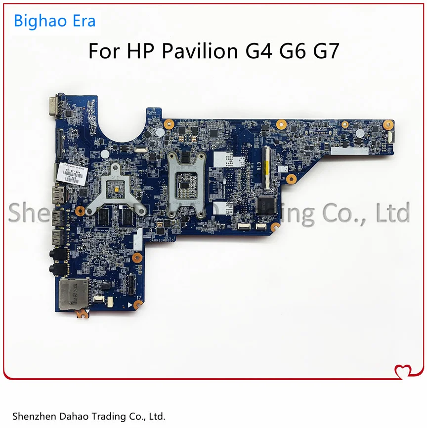 DA0R13MB6E0 DAOR13MB6E1 For HP G4 G4-1000 G6 G6-1000 G7-1000 Laptop Motherboard With HD6470M 1GB-GPU 636375-001 650199-001