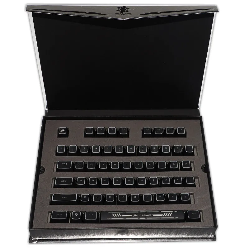 K70 K95RGB Keycaps Custom OEM Black CNC Hole Coating Profile Key Cap Cute Black Transparent Razer Formation Basic Keycap Gamers
