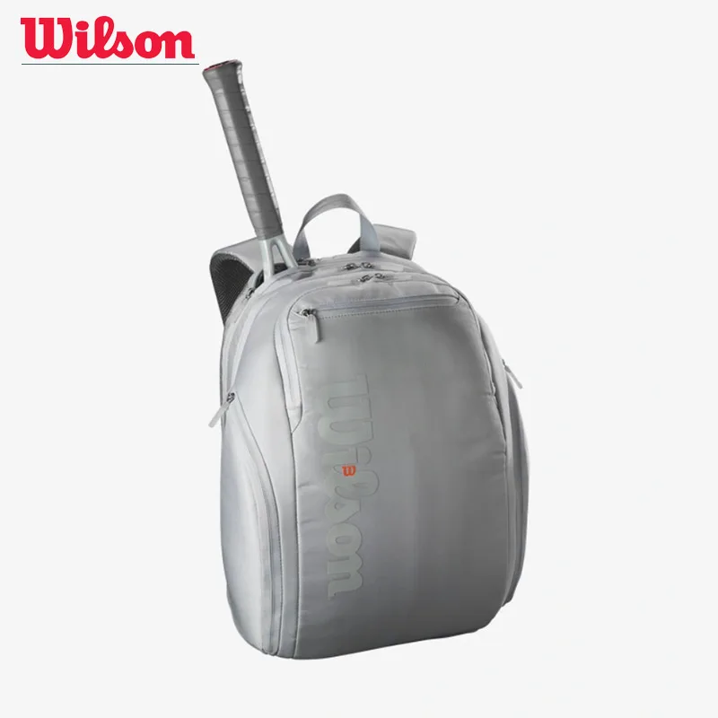 Wilson 대용량 테니스 라켓 가방, 테니스 배낭, 배드민턴 짐백, 스쿼시 라켓 가방, 분리 신발 가방 포함, 2/9 개