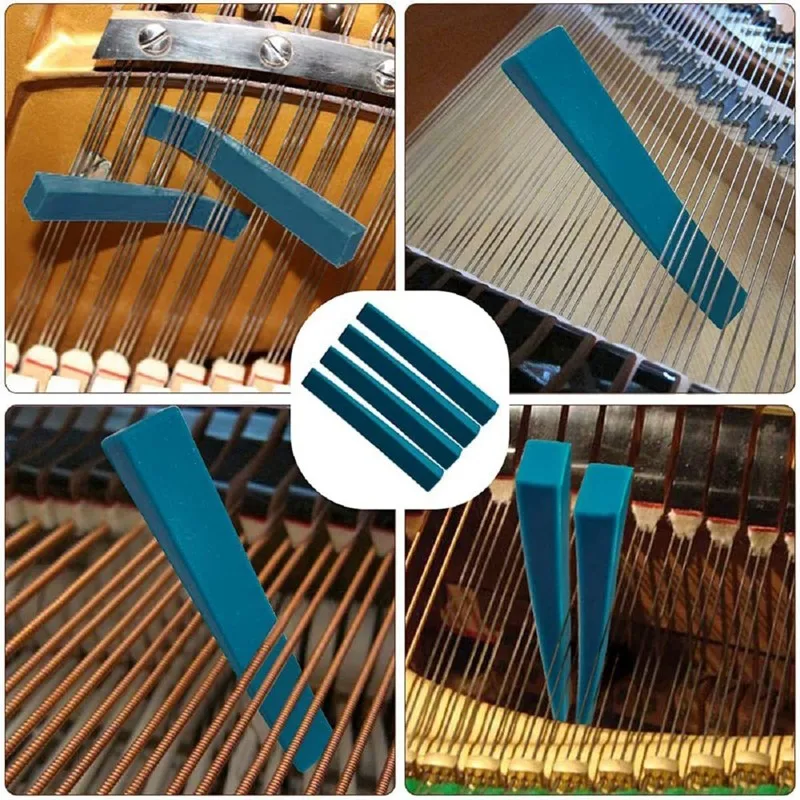 Piano Tuning Wrench, Damper Stick, Damper Tape, And Damper Block Included In 1Set Piano Tuning Tool Kit