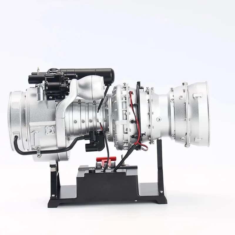 【 Lucky Building Blocks Assembly 】Engine Metal Assembly Model Vortex Shaft High Difficulty Precision Mechanical Model