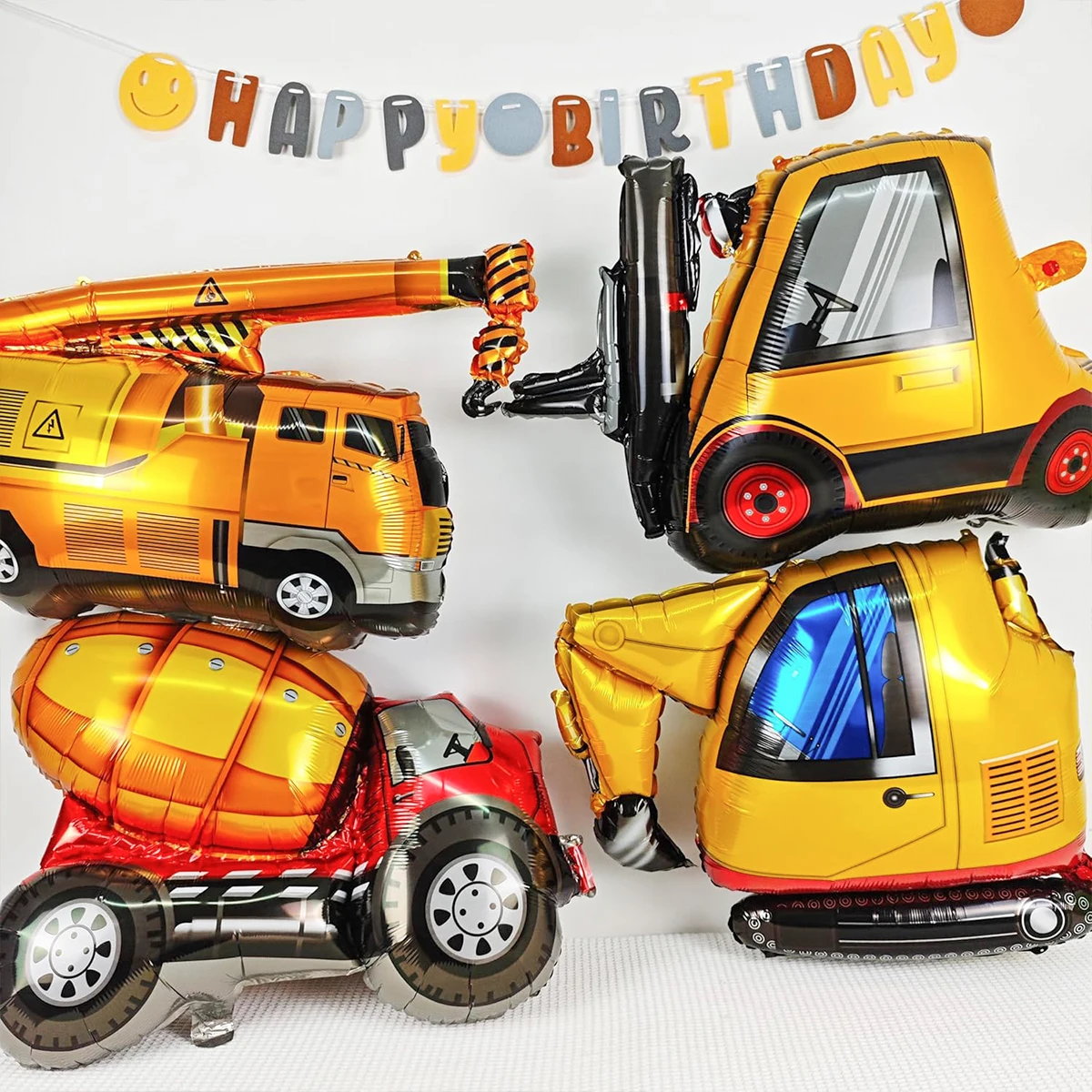 2 Stück/4 Stück Ballon-Set zum Bauen, Dekoration für Geburtstagsfeiern, Dekoration für Geburtstagsfeiern, Babyparty