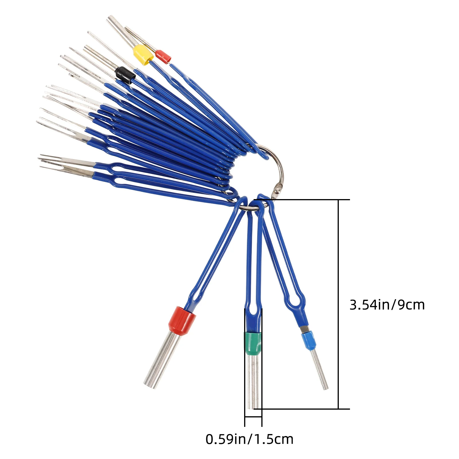 18 قطعة سلك السيارة محطة تفكيك مجموعة أدوات دبوس النازع لإصلاح السيارات تسخير موصل كهربائي إزالة مجموعة