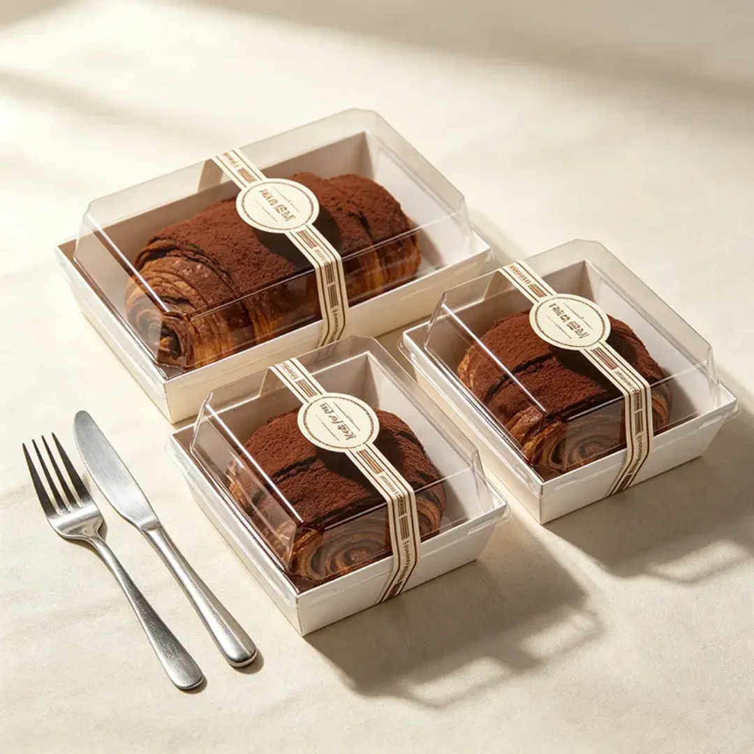 Custommadehandcrafted Food-Grade PVC Baking Seals Self-Adhesive Tamper-Evident Labels with Store Logo for Cake And Pastries