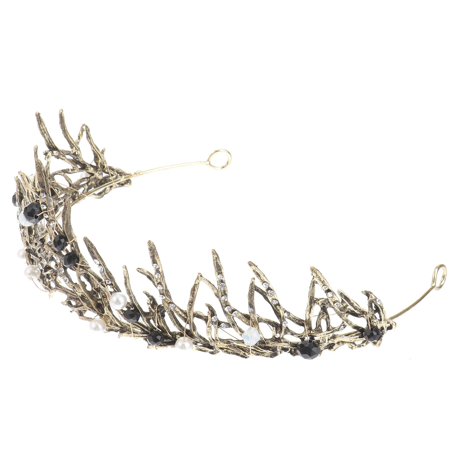 

Pearl Flower Hair Band Crown Headwear for Women Bride Wedding Bridal Accessories Elegant Daily Party Prom Use Hair Band Flower