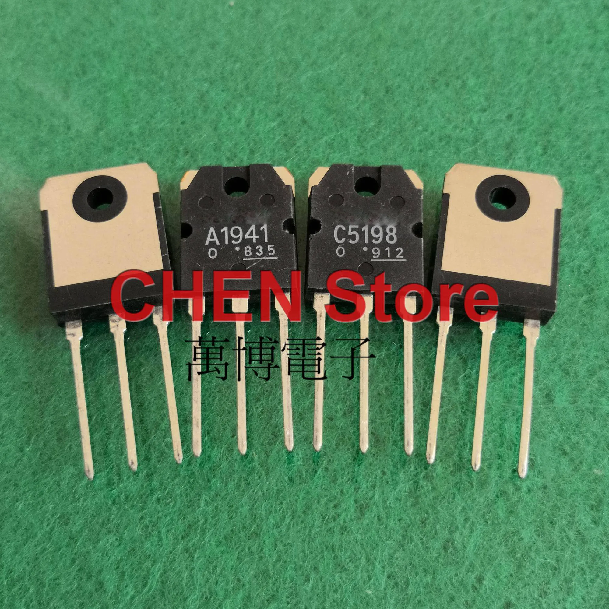 

10pair NEW Origional 2SA1941 2SC5198 TO-3P Transistor A1941 C5198 O Audio Power Amplifier A1941-O C5198-O