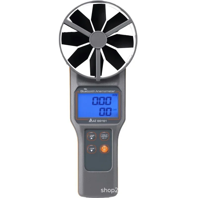 AZ89161 مقياس شدة الريح المحمول بالبلوتوث AZ-89161 مقياس شدة الريح عالي الدقة، أداة مقياس شدة الريح