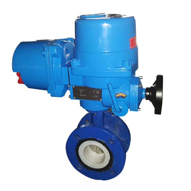 

D941X-10Z D941X-16Z Dn100 Cast Iron Electric Flange butterfly Valve