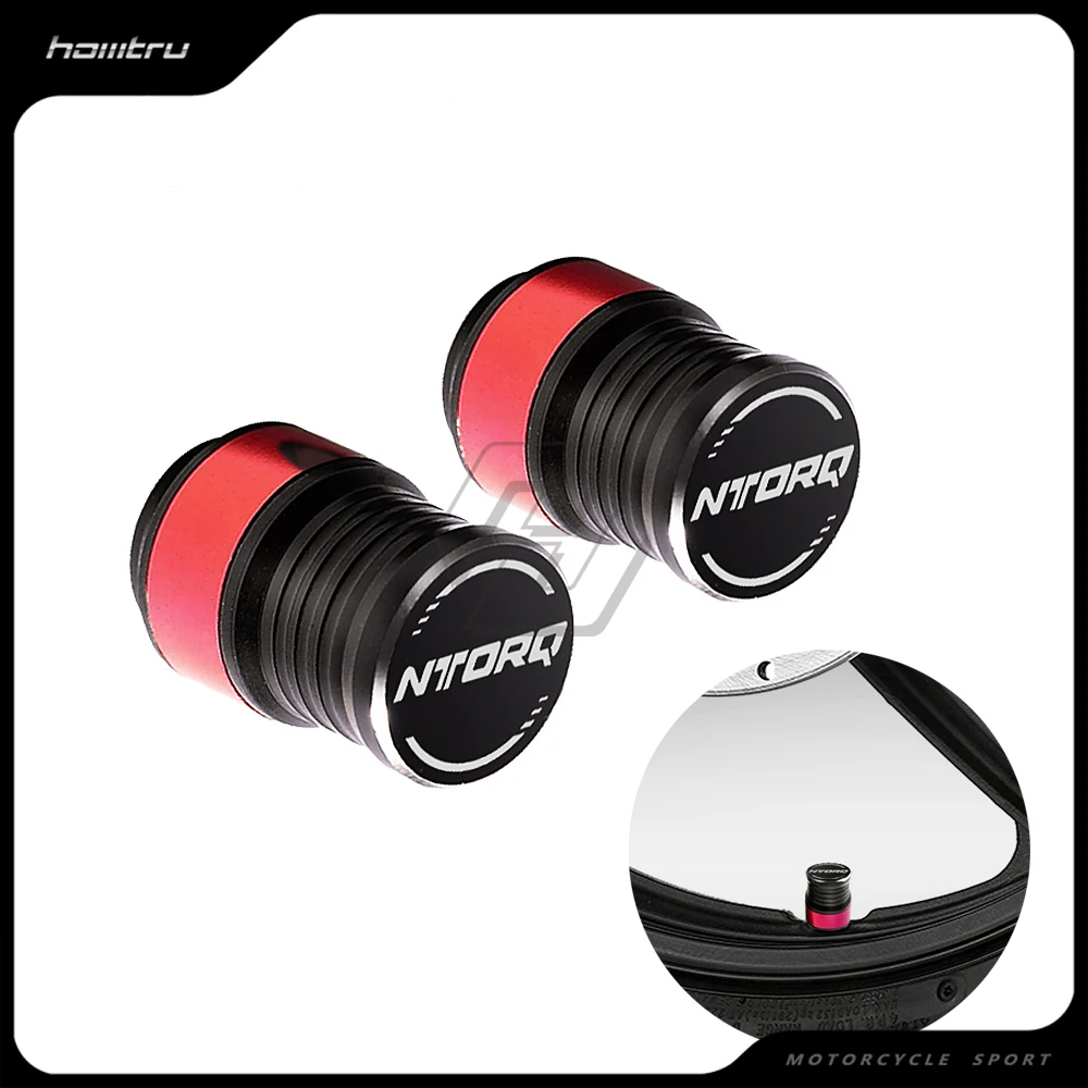 

Motorcycle Accessories Vehicle Wheel Tire Valve Stem Cap Cover Case for TVS NTORQ 125 Scooter