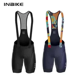 INBIKE Summer Men's Cycling Bib Shorts  Mountain Bike MTB Clothes Downhill Bicycle Tights Road Riding Motocross  Outdoors Pro