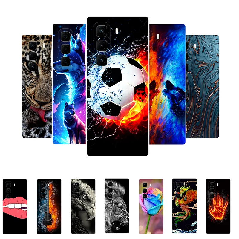 For Infinix Hot 50 Pro Plus Case Football Soft Silicone TPU Back Cases For Infinix Hot 50 Pro 4G Phone Cover Hot50Pro+ Fundas