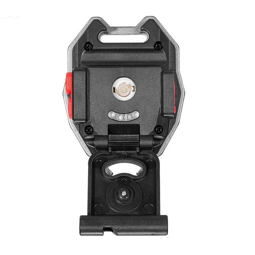 AEE8-Mini LED Working Light Portable Keychain Flashlight Camping COB Lamp For Cigarette Lighter Bottle Opener Whistle Light