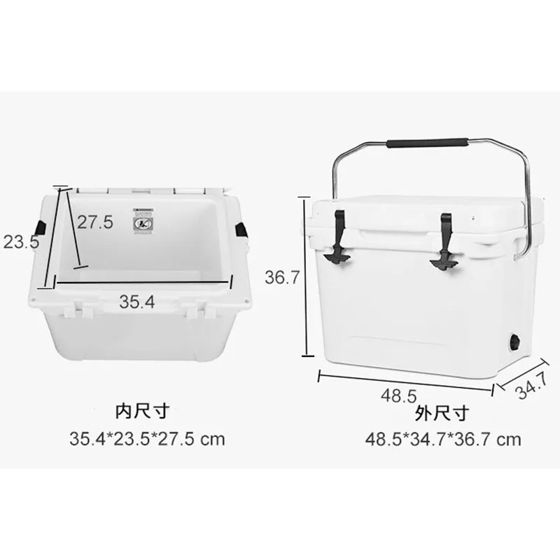 Smilodon-Cooler Box with Ice Buckets Camping Portable Coolers Holders Medical Vaccine Vehicle Cold Chain Incubator Outdoor Tools