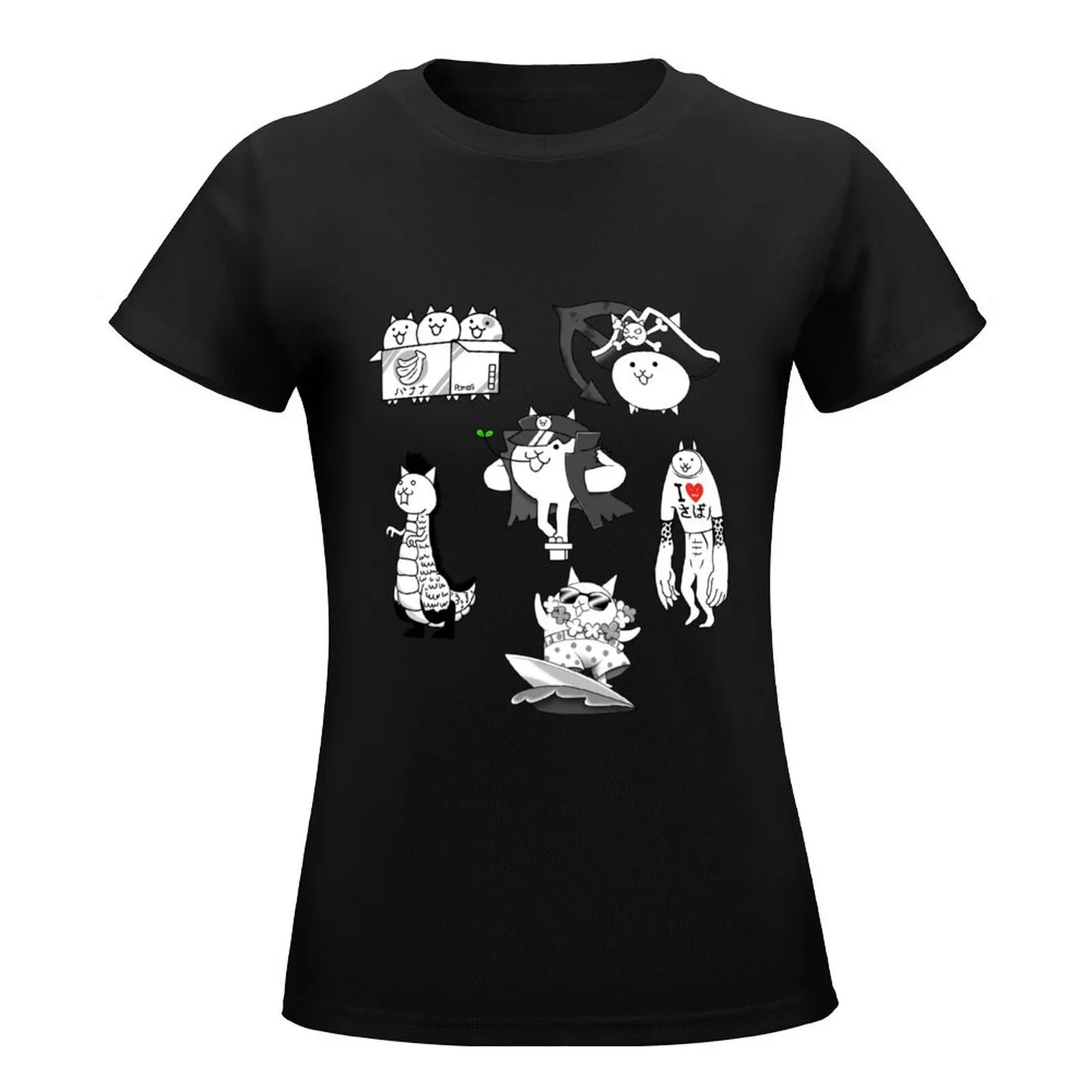 Battle Cats T-Shirt Aesthetic clothing funny graphic t-shirts for Women