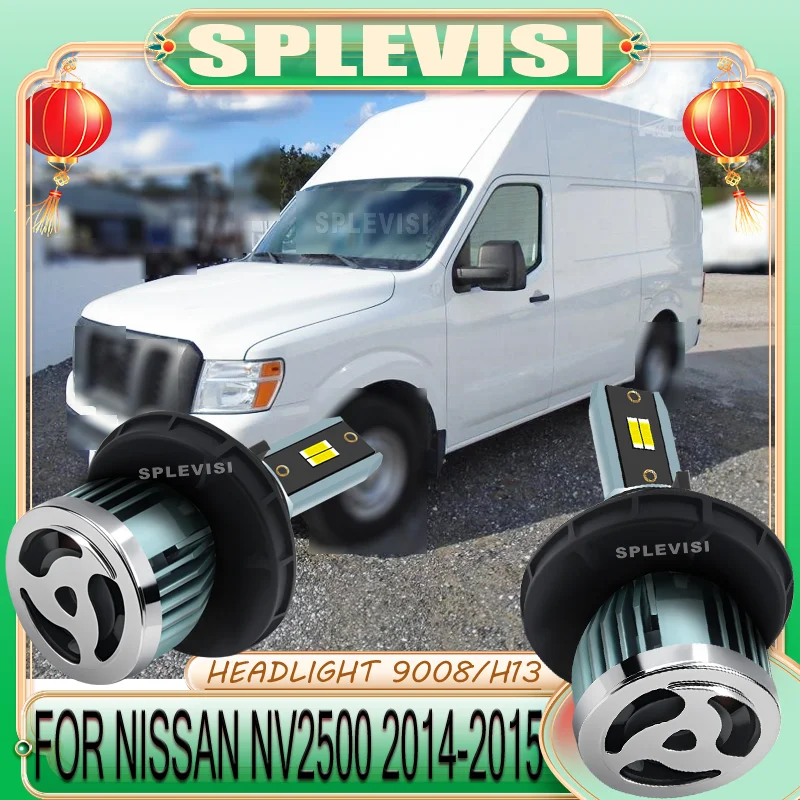 

LED Headlight Clearer Illumination Quality Assurance 5 year warranty 9008/H13 For Nissan NV2500 2014 2015 NV3500 2013 2014 2015