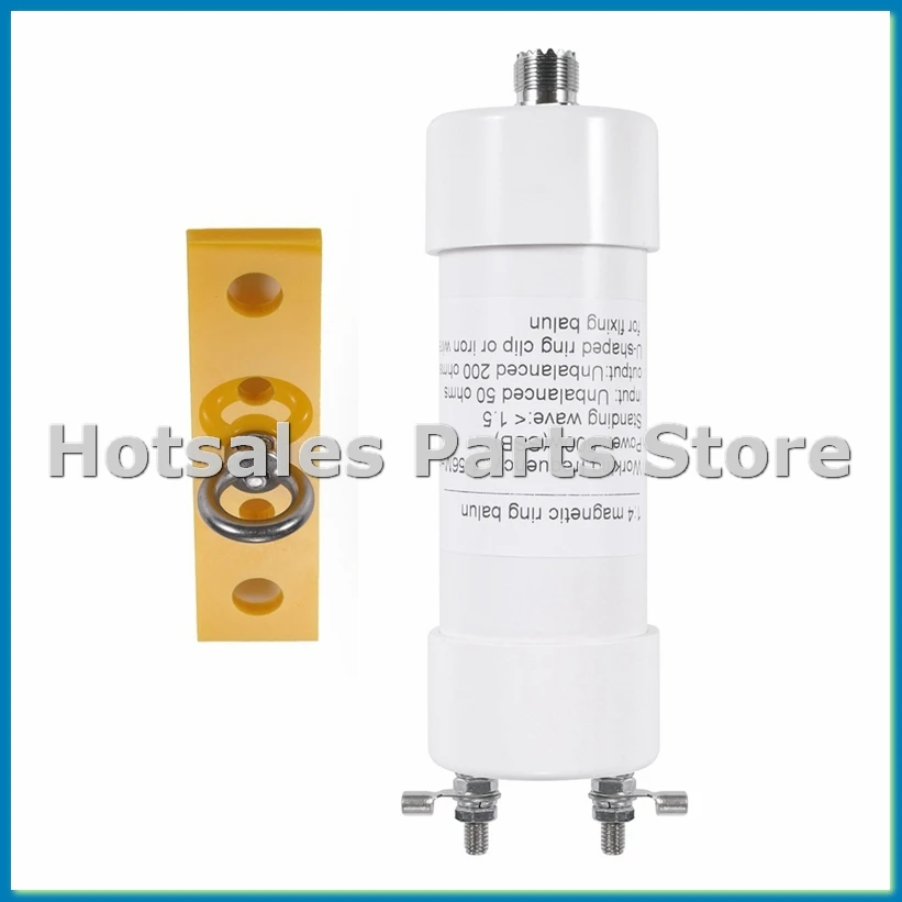 1:4 500W Balun Antenna 1-56MHz Input 50Ω to Output 200Ω for Shortwave SSB AM FM Dipole/Windom Antenna-A86Z