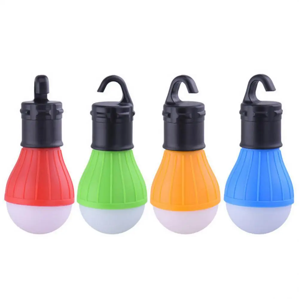 1/2PCS Portable LED Camping Light Battery Operated Tent Light Waterproof Emergency Lantern Light Bulb For Hiking Fishing Outdoor