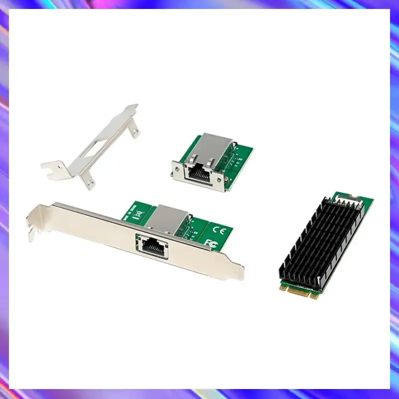 

3X M.2 B+M Single-Port 10Gbe Network Card RJ45 Ethernet Network Adapter AQC107 Industrial Control Grade Server