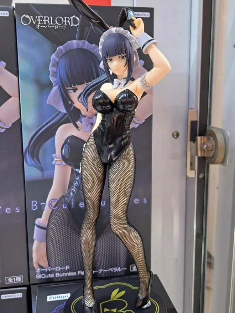 

Оригинальная фигурка Narberal Gamma Bunny Girl: аниме-коллекционная фигурка с ушками кролика, повязкой на голову и чулками в сеточку для фанатов аниме