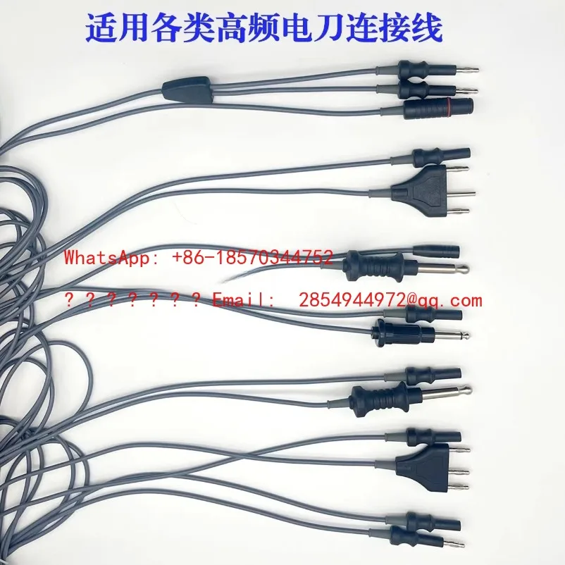 L      Monopole Laparoscopic Cable Bipolar Electrocoagulation Clamp Electrosurgical Lens Snare