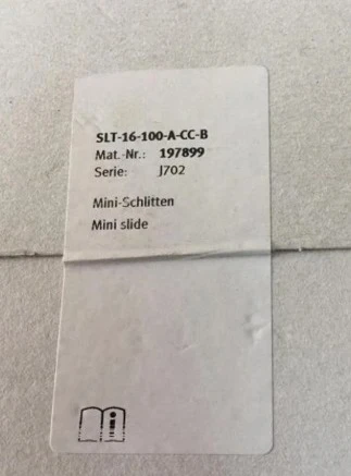 

Brand New SLT-16-100-A-CC-B 197899 Adequate inventory and quality assurance Fast transport