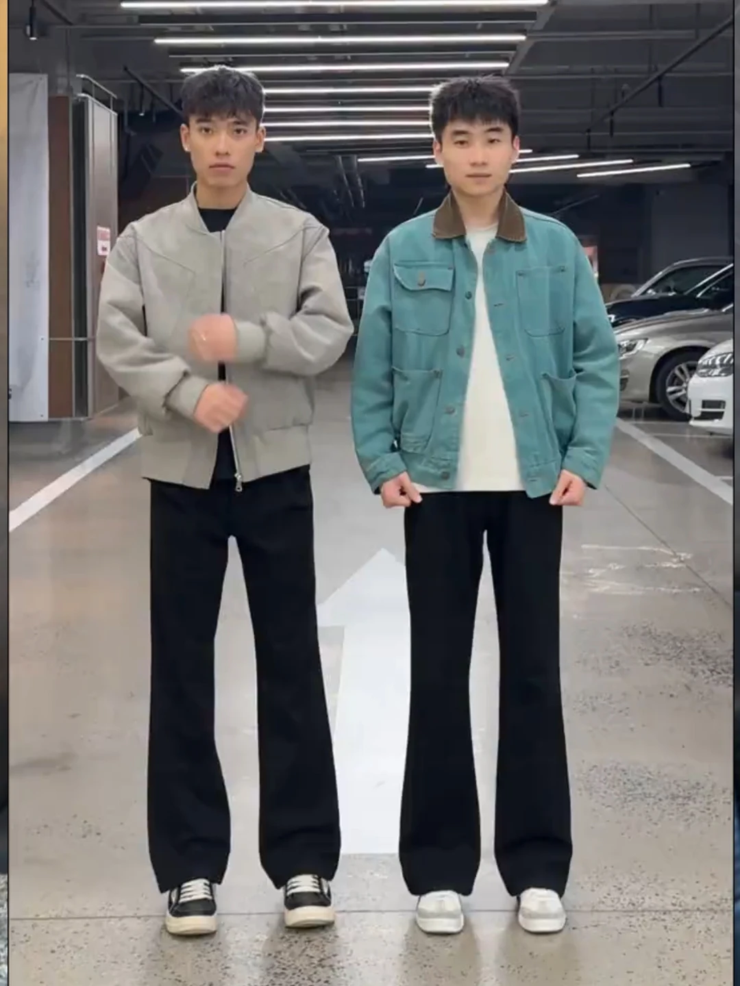 

Bla High Waist Bell Bot Men's Trousers Spring Slimming Knife Cleanfit Straight Casual Pants Youth Faion Workwear